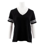 Sporty Slub Short Sleeve V - Denny's