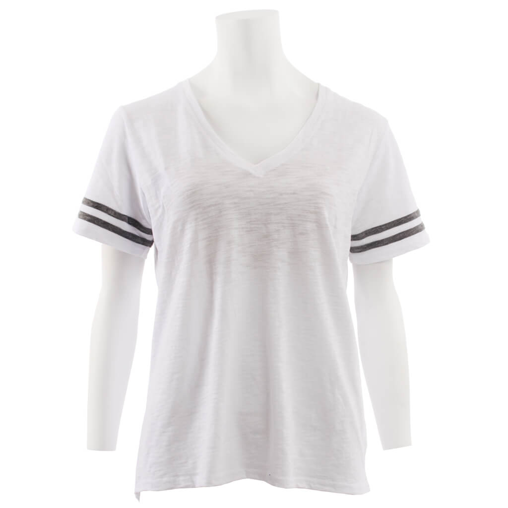 Sporty Slub Short Sleeve V - Denny's