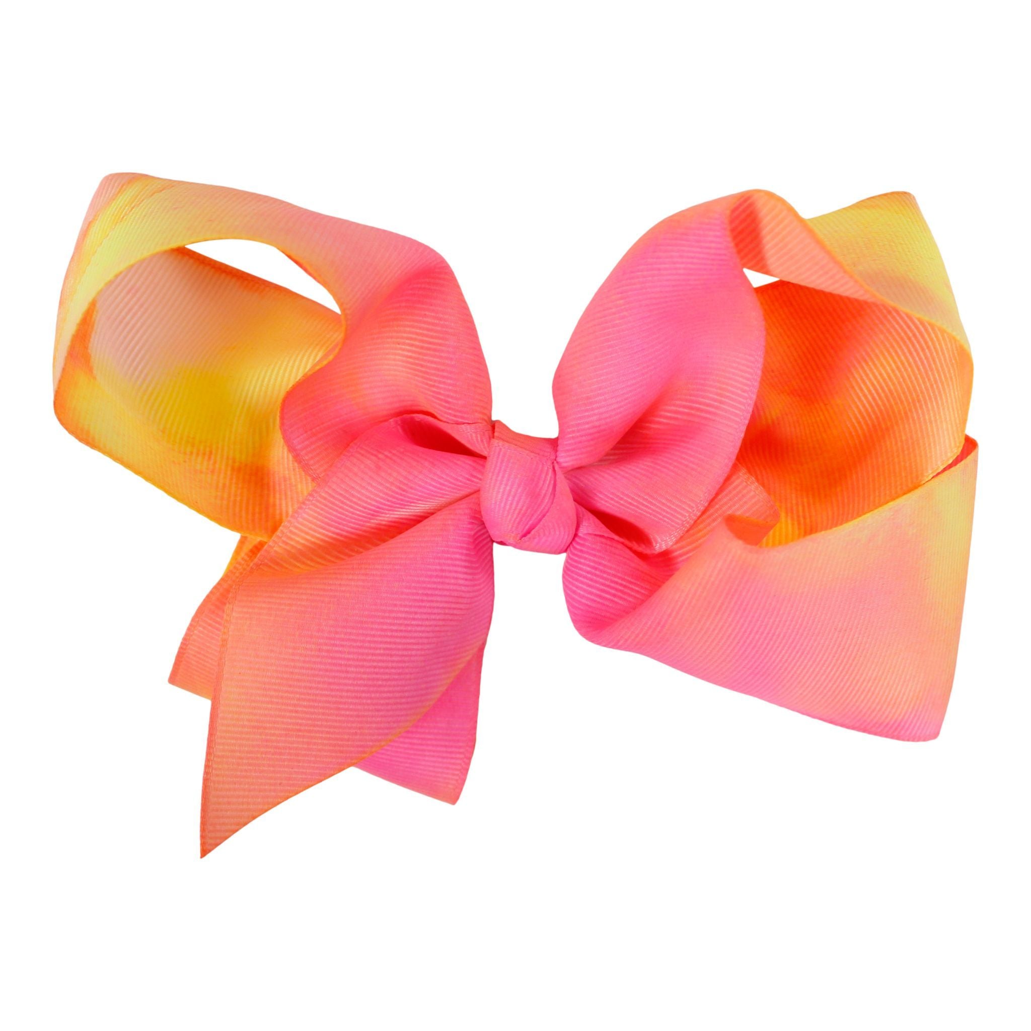 4in Spray Tie Dye Bow - Denny's
