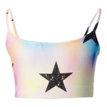 Stars Tie Dye Band Bra Cami - Denny's