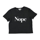 Nope Crop Tee - Denny's