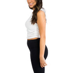 Ribbed Shirred Side Tank - Denny's