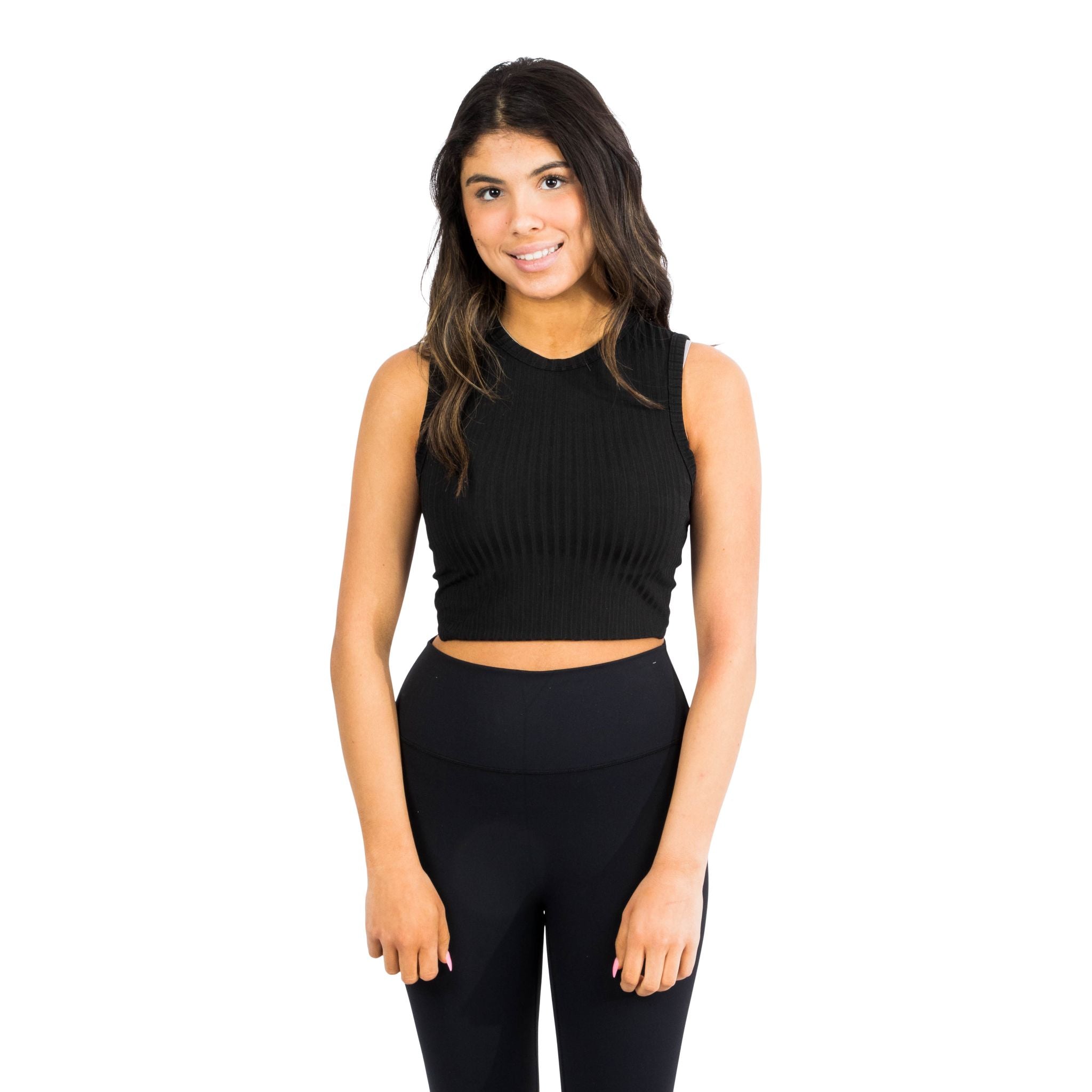 Ribbed Open Back Tank - Denny's