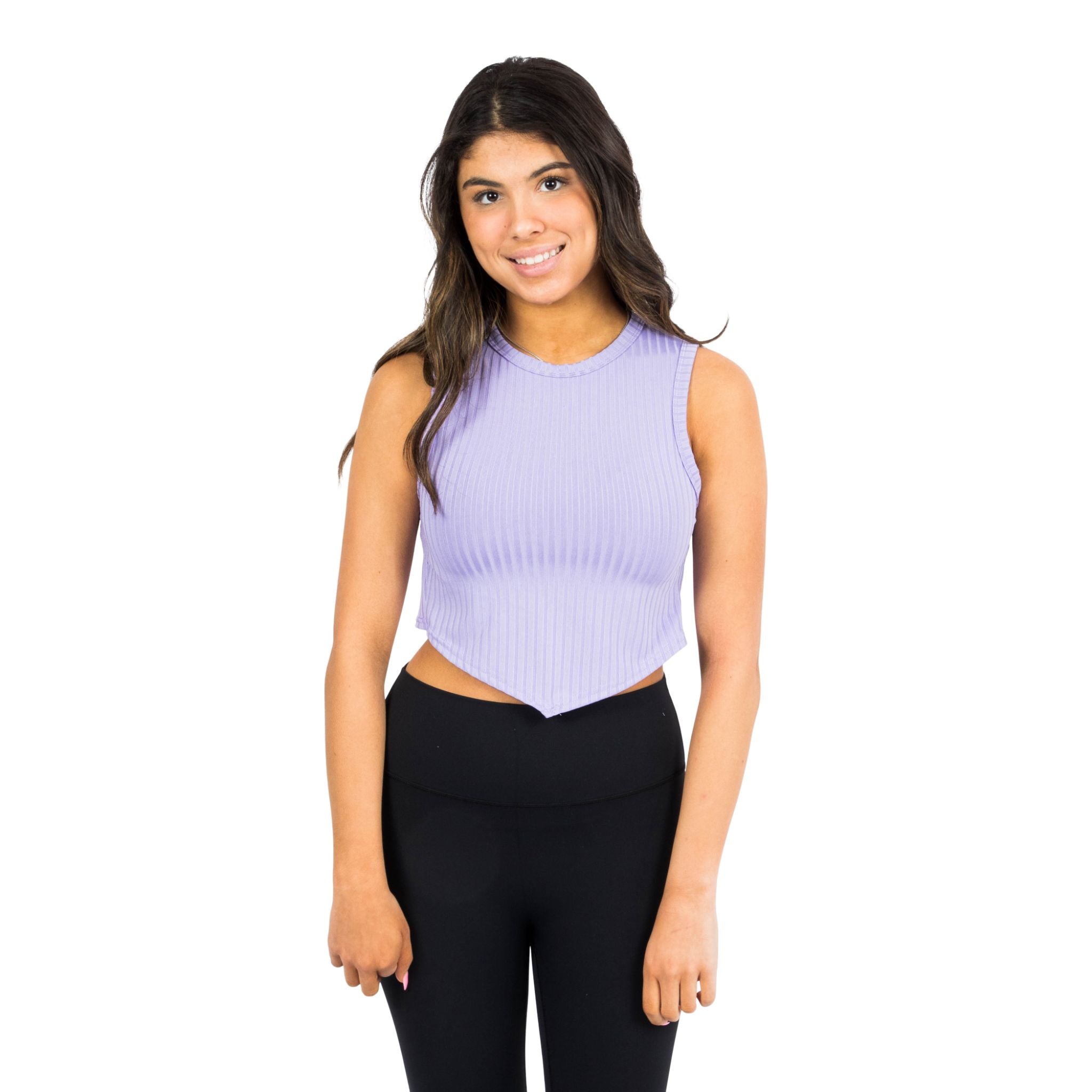 Ribbed Open Back Tank - Denny's