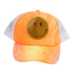 Smiley Face Tie Dye Cap - Denny's