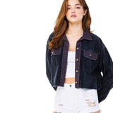 Corduroy Crop Shirt Jacket - Denny's