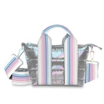 Stripe Handle Sunrise Mini Tote - Denny's