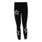 Legging with Black White and Red Taping White Star - Denny's