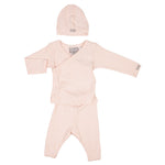 Three Piece Take Home Pink Pointelle - Denny's