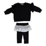Two Piece Skirted Ruffle Set - Denny's