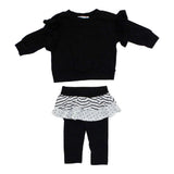 Two Piece Skirted Ruffle Set - Denny's
