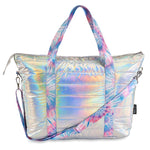 Puffer Tote w Tie Dye Straps - Denny's