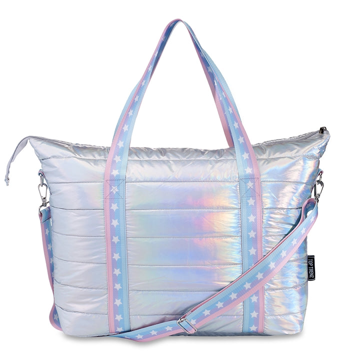 Puffer Tote with Star Strap - Denny's
