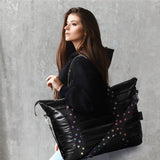 Puffer Tote Scattered Stars - Denny's