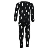 2pc Cotton Waffle Lightning Bolt - Denny's