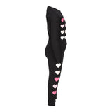 2pc Waffle Pink Hearts - Denny's