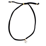 White Clover On Black Choker - Denny's