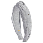 Terry Knot Rhinestone Headband - Denny's