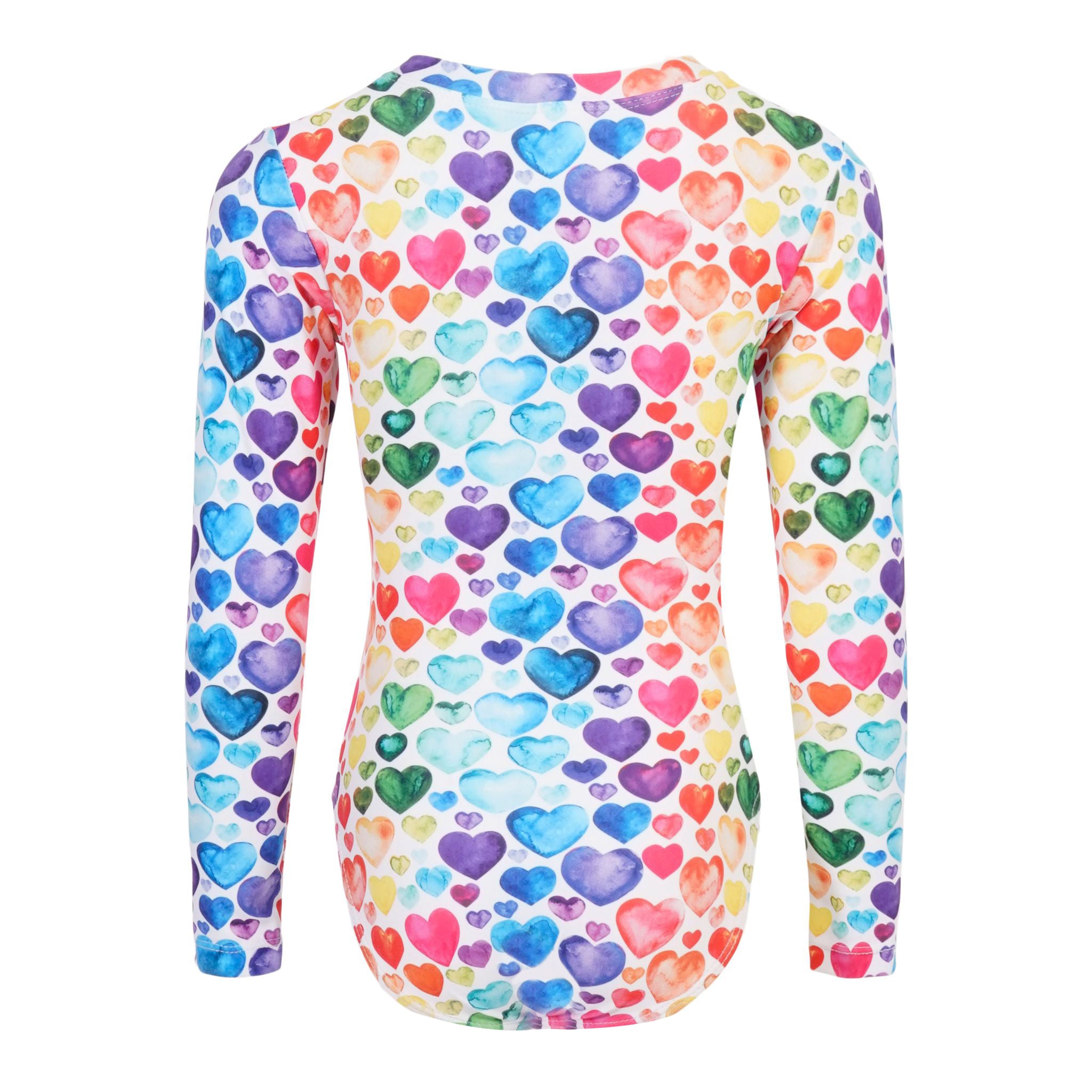 Valentina Rainbow Hearts Rashguard - Denny's