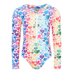 Valentina Rainbow Hearts Rashguard - Denny's