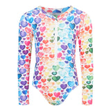 Valentina Rainbow Hearts Rashguard - Denny's