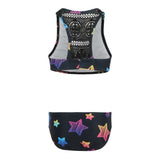 Barbie 2pc Stars Tie Front Bikini - Denny's
