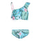 Sila Vintage Hibiscus One Shoulder Ruffle Bikini - Denny's