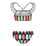 Ensly 2pc Popsicles Ruffle Halter Bikini - Denny's