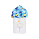 Blue Tie Dye Smiley Towel - Denny's