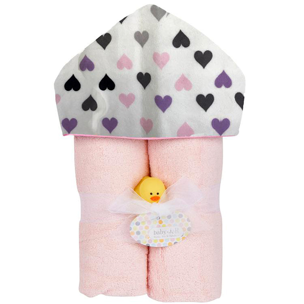 Chromatic Hearts Hooded Towel - Denny's