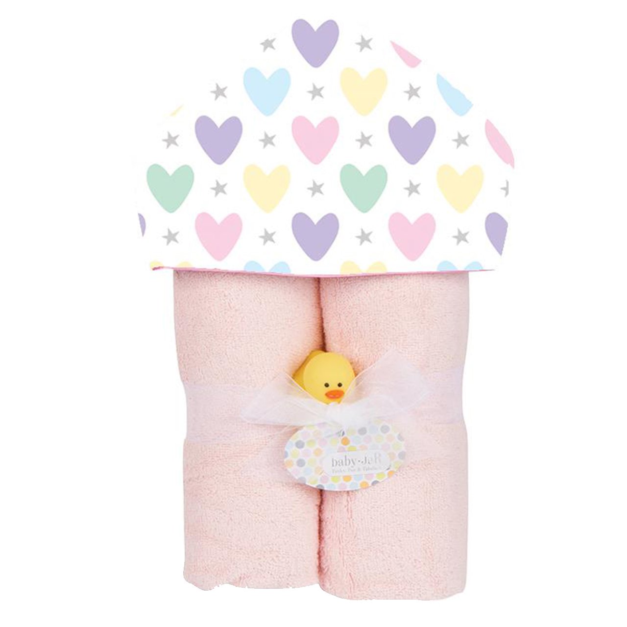 Hearts & Stars Hooded Towel - Denny's