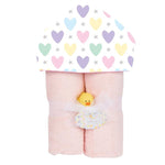 Hearts & Stars Hooded Towel - Denny's