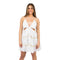 Crochet Trim Cut Out Ruffle Dress - Denny's