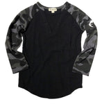 Camo Baseball Tee - Denny's
