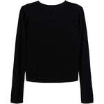 Long Sleeve Rib Top - Denny's