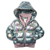 Glacial Hologram Flurry Coat - Denny's