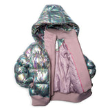 Glacial Hologram Flurry Coat - Denny's