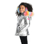 Puffy Coat with Fur Hood - Denny's