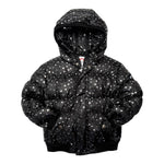 Puffy Coat with Silver Hearts - Denny's