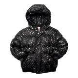 Puffy Coat with Silver Hearts - Denny's
