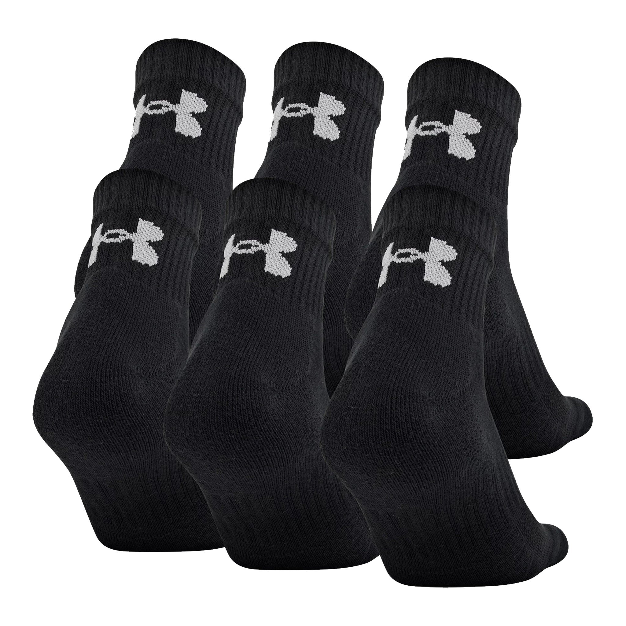 Mens 6pk Quarter Sock - Denny's