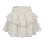 Floral Pink Smock Top Eyelet Skirt - Denny's