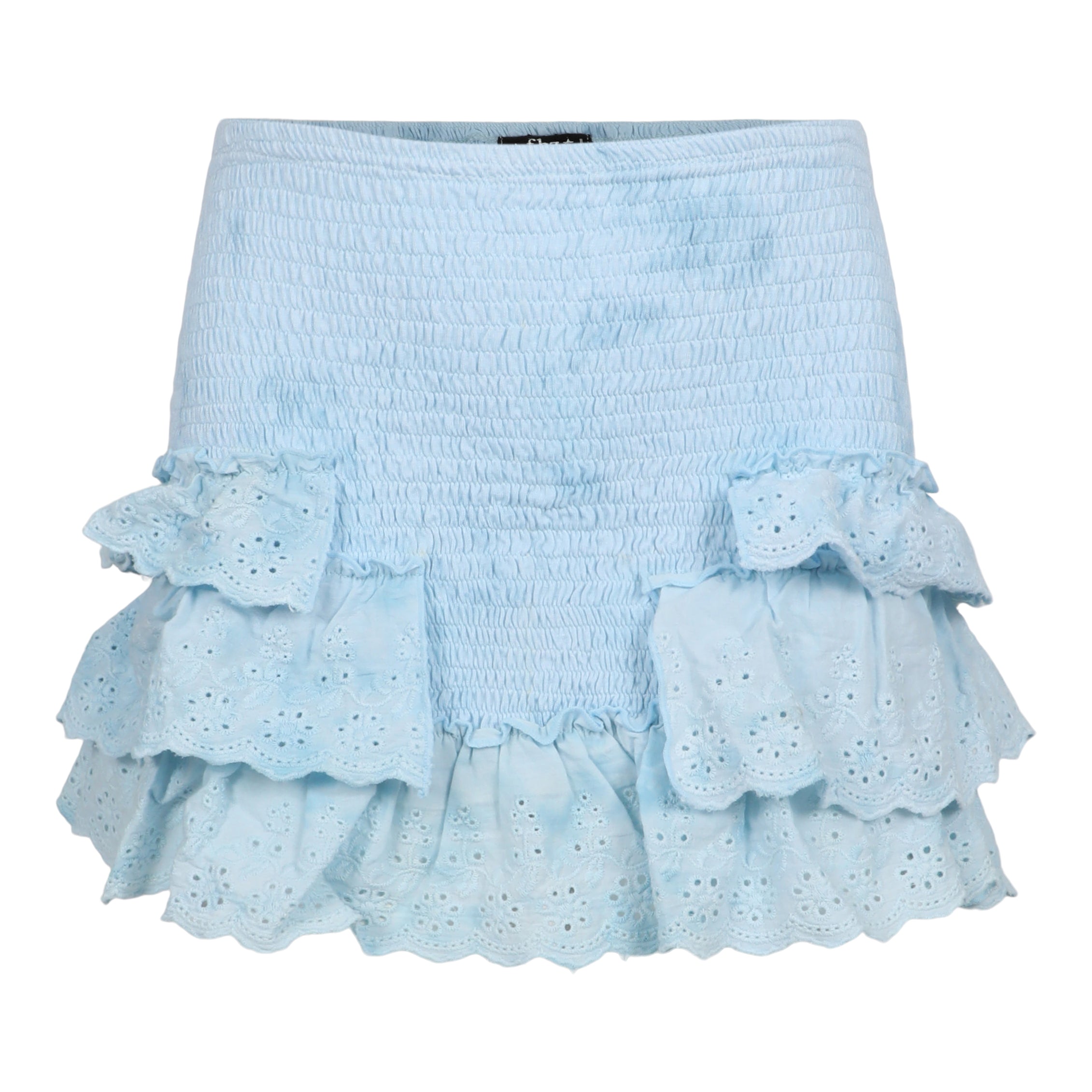 Tie Dye Eyelet Ruffle Skirt - Denny's
