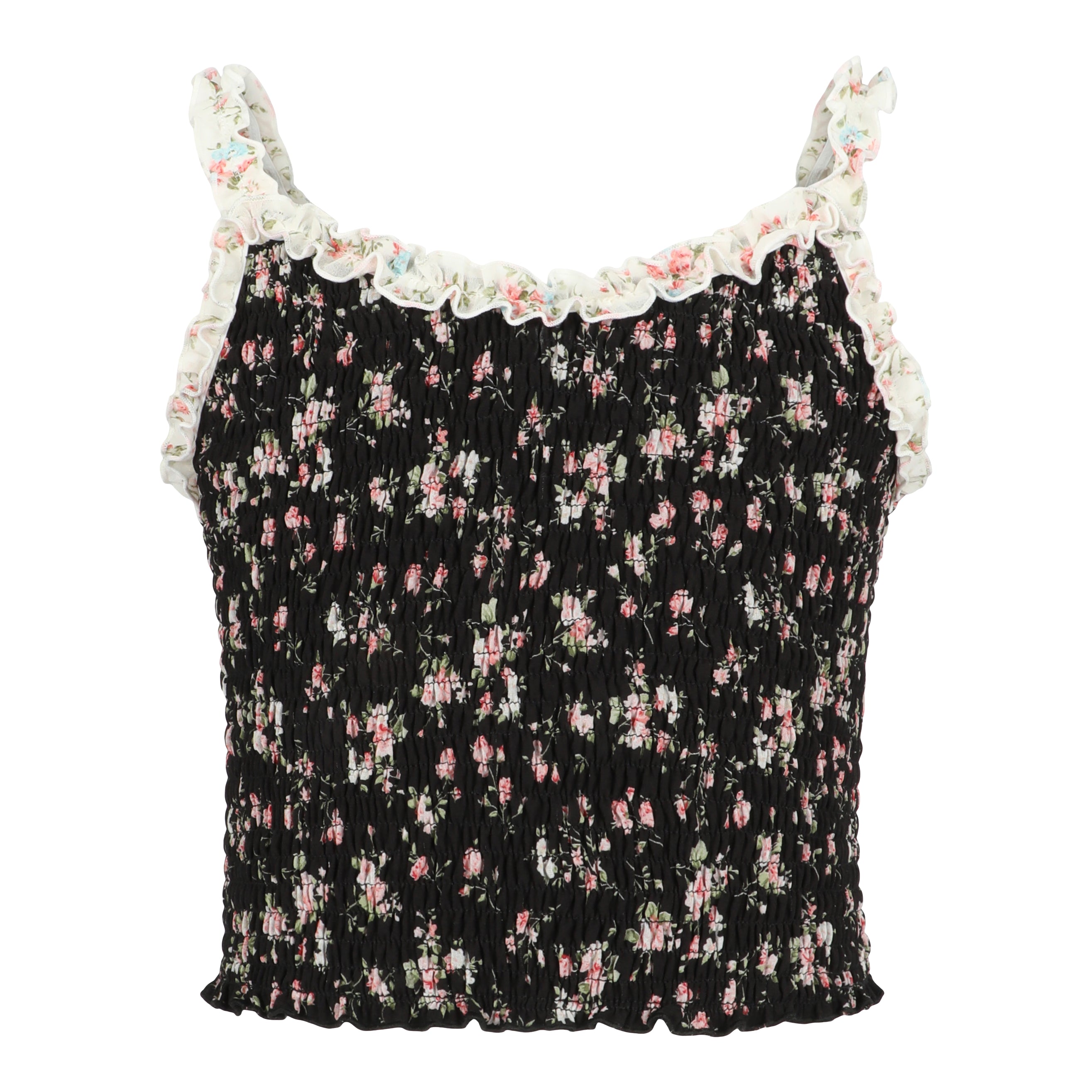 Smock Floral Tank - Denny's