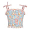 Tie Floral Smock Top - Denny's