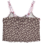 Smocked Floral Ruffle Tank - Denny's