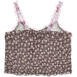 Smocked Floral Ruffle Tank - Denny's