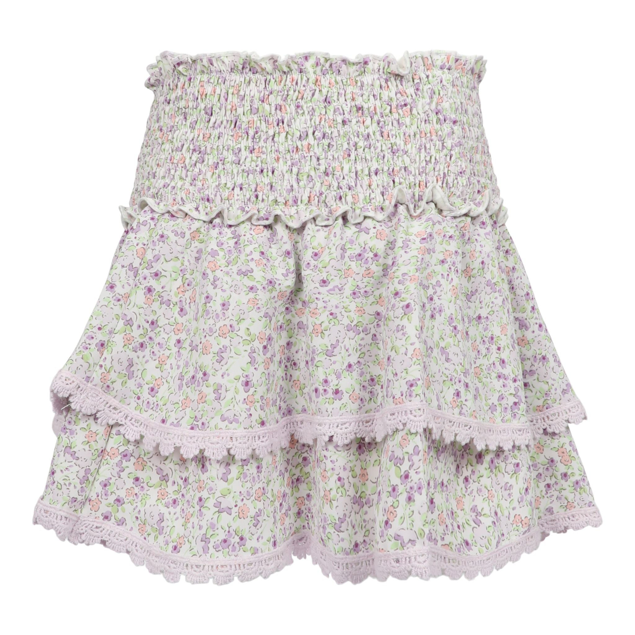 Floral Smock Top Skirt - Denny's