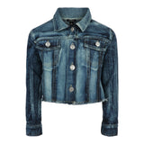 Bandana Daisy Patch Denim Jacket - Denny's