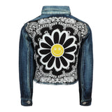 Bandana Daisy Patch Denim Jacket - Denny's